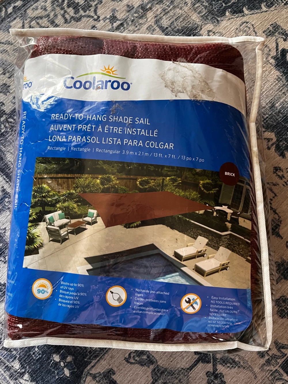 Coolaroo Ready to Hang Shade Sail